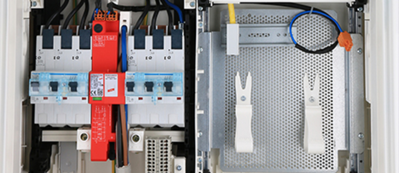 Hausanschluss, Zähler und Unterverteiler bei Hutton Elektrotechnik in Frammersbach
