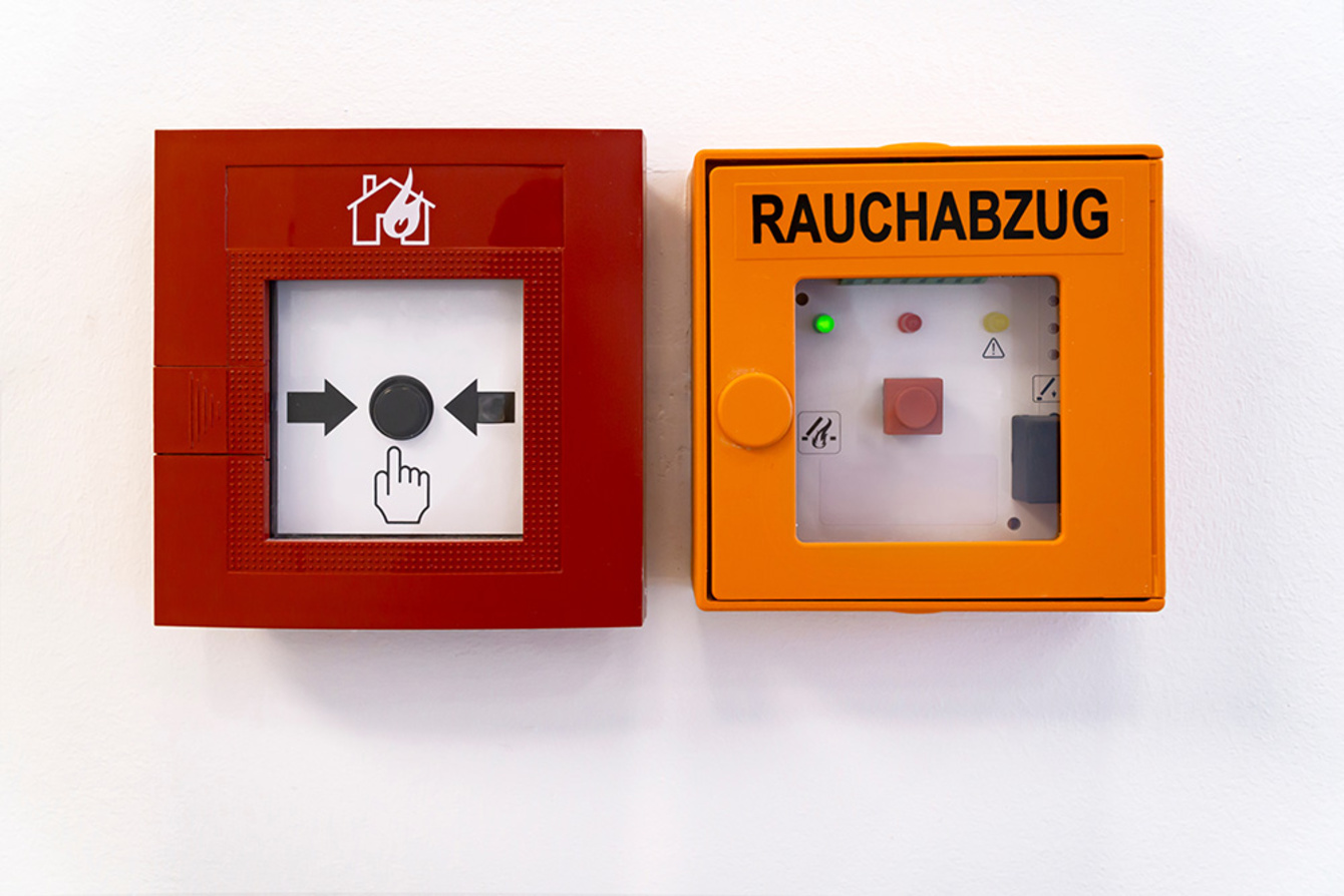 Rauchwärme­abzug bei Hutton Elektrotechnik in Frammersbach